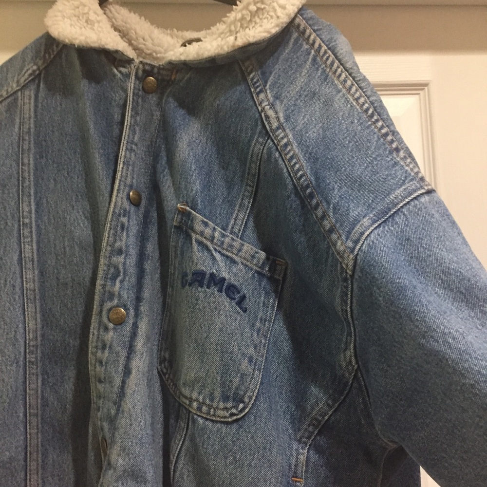 VINTAGE MENS DEMIN COAT BY CAMEL